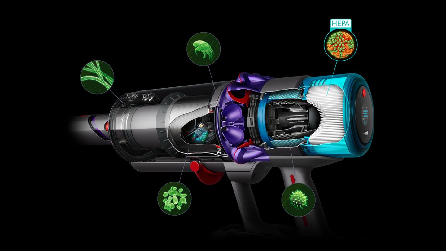 Dyson Gen5detect Absolute Cordless Vacuum Cleaner, Purple