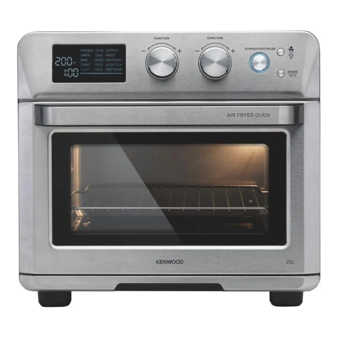 Kenwood 2 in 1 Oven Air Fryer, 25 Liters, 1700W, Stainless Steel - MOA26.600SS