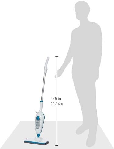 Black & Decker 1300W 10-in-1 Electric Steam Mop with 10 attachments White FSMH13E10-B5