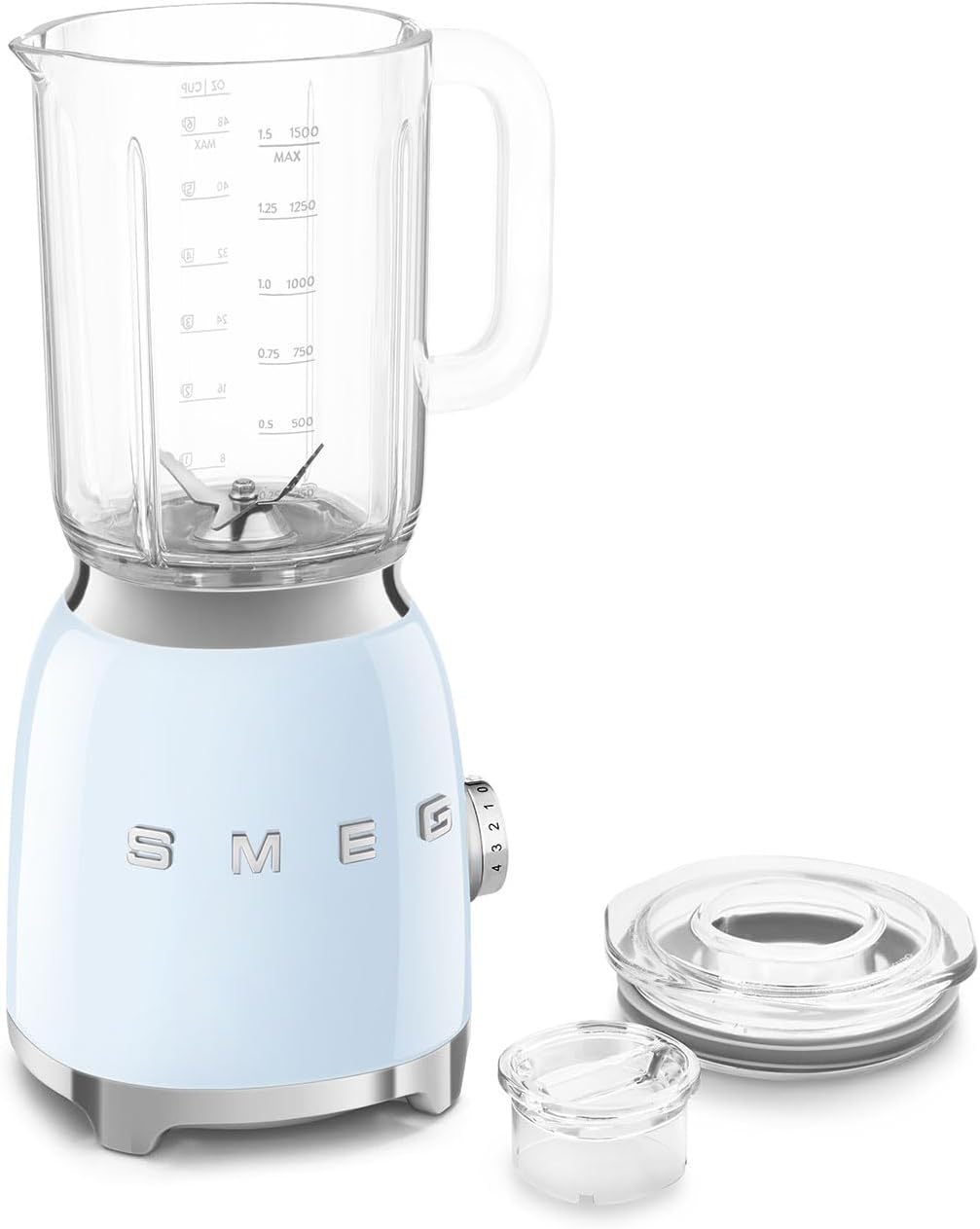 Smeg Retro Style Jug Blender 1.5 Litre – 800W – Pastel Blue