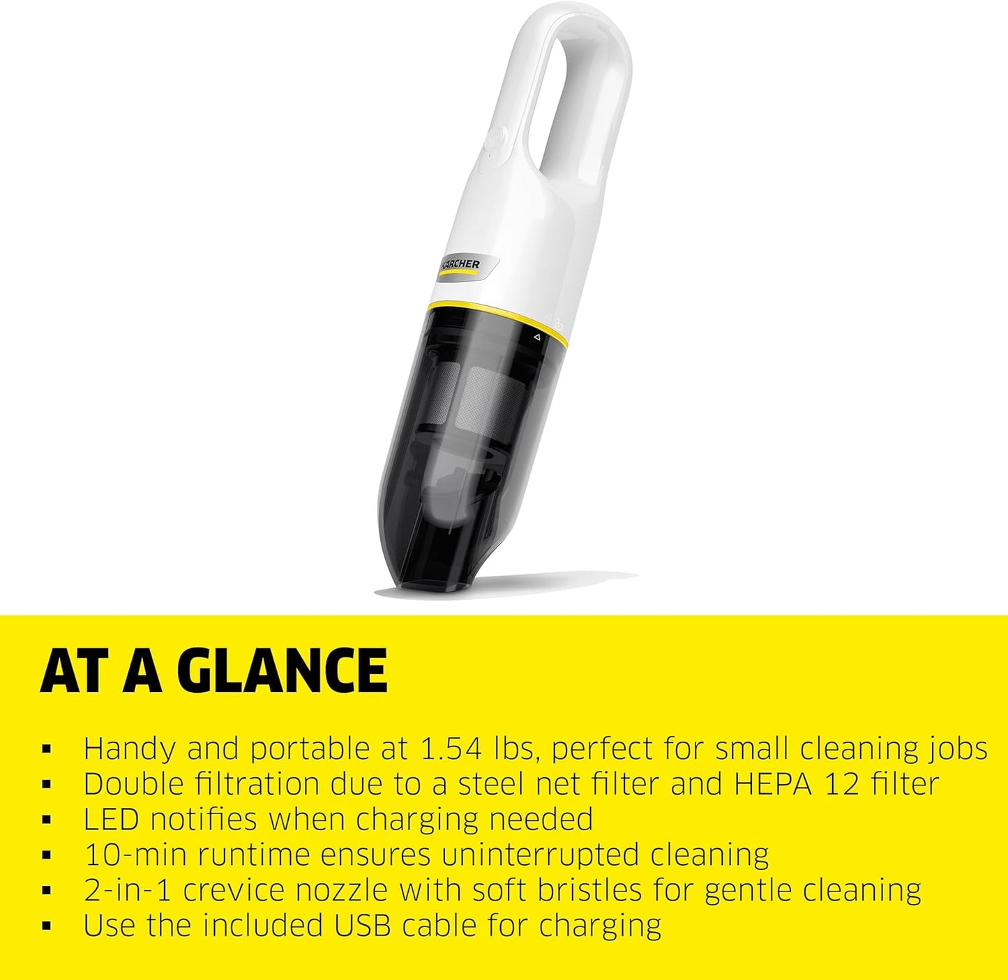 Karcher CVH 2 cordless handheld vacuum cleaner
