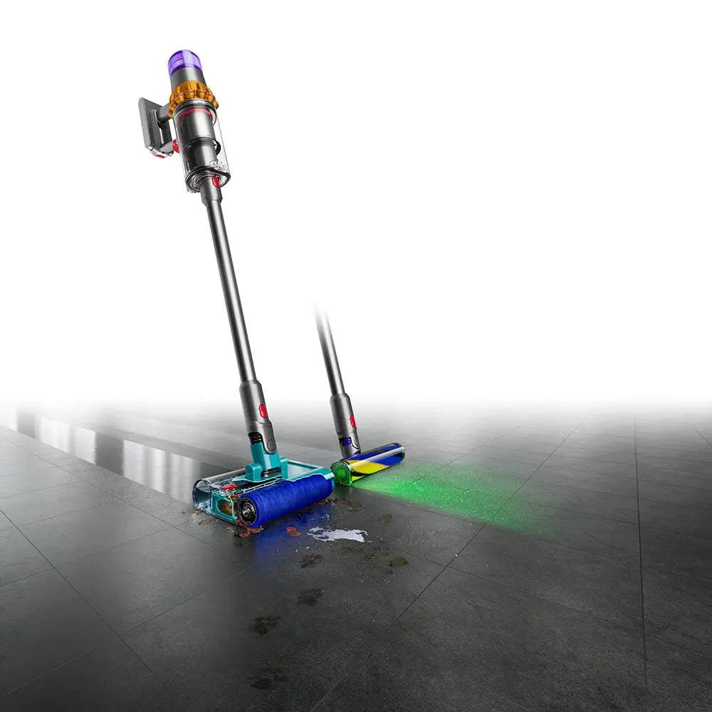 Dyson V15s Detect Submarine Vacuum Cleaner, Yellow/Nickel