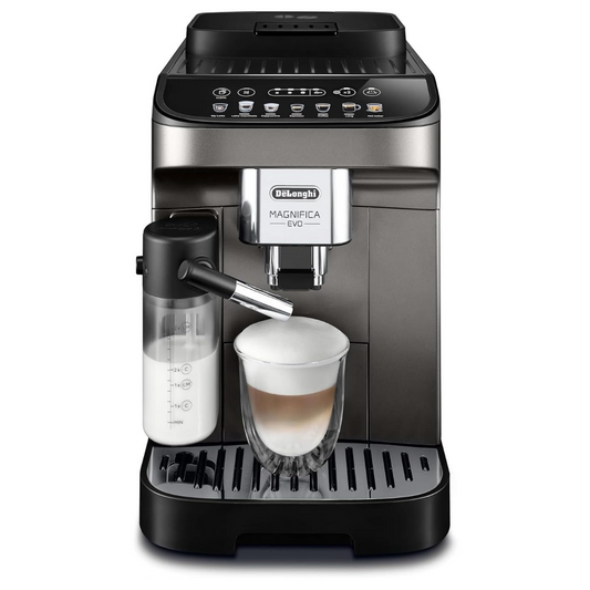 De'Longhi Magnifica Evo Fully Automatic Bean To Cup Coffee Machine With In Built Grinder,Soft Touch Button Cappuccino,LatteMacchiato,Espresso Coffee Maker Italian Design,ECAM290.81.TB