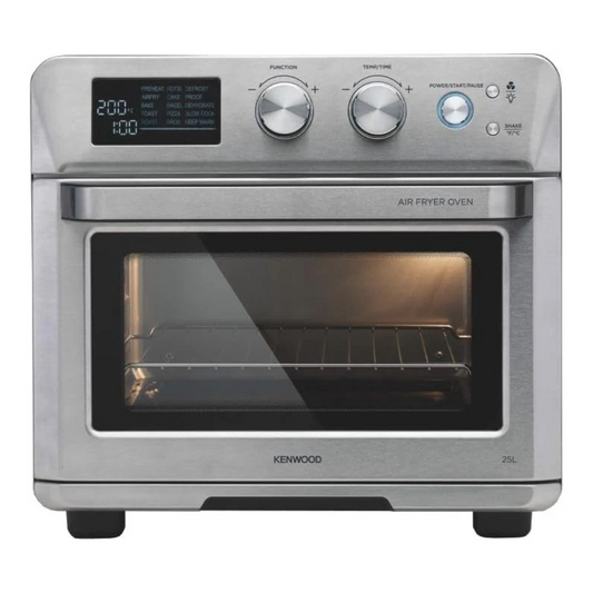 Kenwood 2 in 1 Oven Air Fryer, 25 Liters, 1700W, Stainless Steel - MOA26.600SS