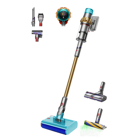 Dyson V15s Detect Submarine Vacuum Cleaner, Yellow/Nickel
