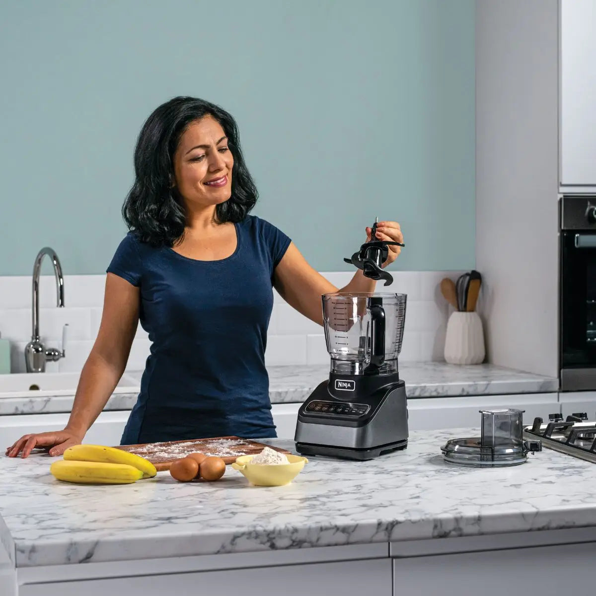 Ninja Food Processor with Auto-iQ 2.1L BN650ME