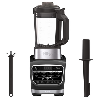 Ninja Foodie Countertop Blender with Attachments, 1.8 Liters, 1000W, Black and Silver - HB150