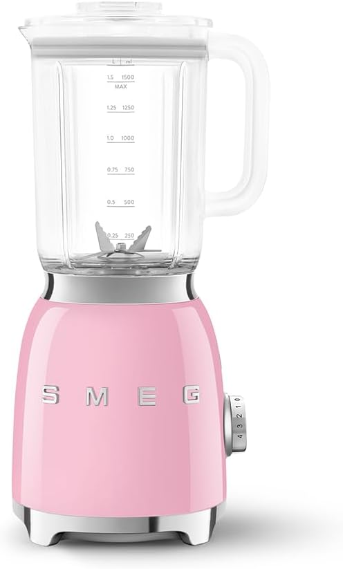 Smeg Retro Style Jug Blender 1.5 Litre – 800W – Pink