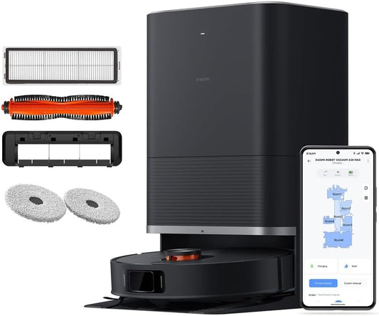 Xiaomi X20 Max Robot Vacuum Cleaner, Black