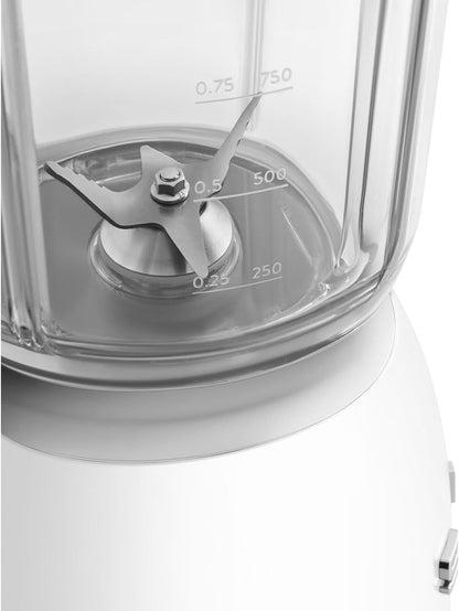 Smeg Retro Style Jug Blender 1.5 Litre – 800W – white
