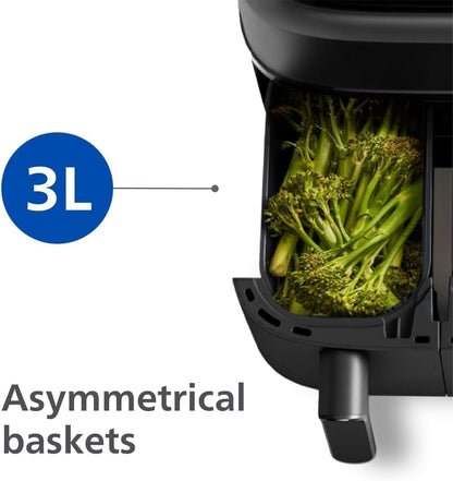 Philips 3000 Series Digital Air Fryer, 9 Liters, 2750 Watt, Black and Silver - ‎NA350
