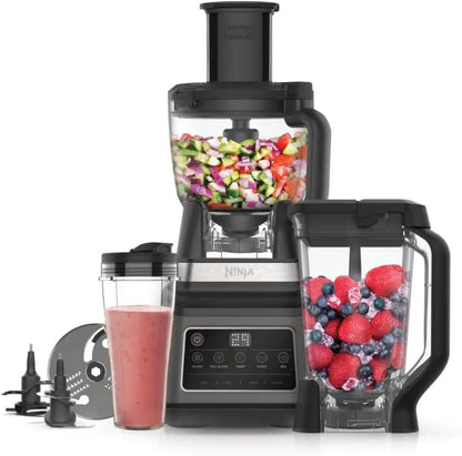 Ninja 3in1 Food Processor Kitchen System, 1200W, Black – BN801ME