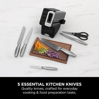 Ninja StaySharp Stainless 6-Piece Knife Set & Wood Block – K62006EUUK