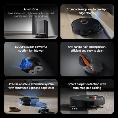 Xiaomi X20 Max Robot Vacuum Cleaner, Black