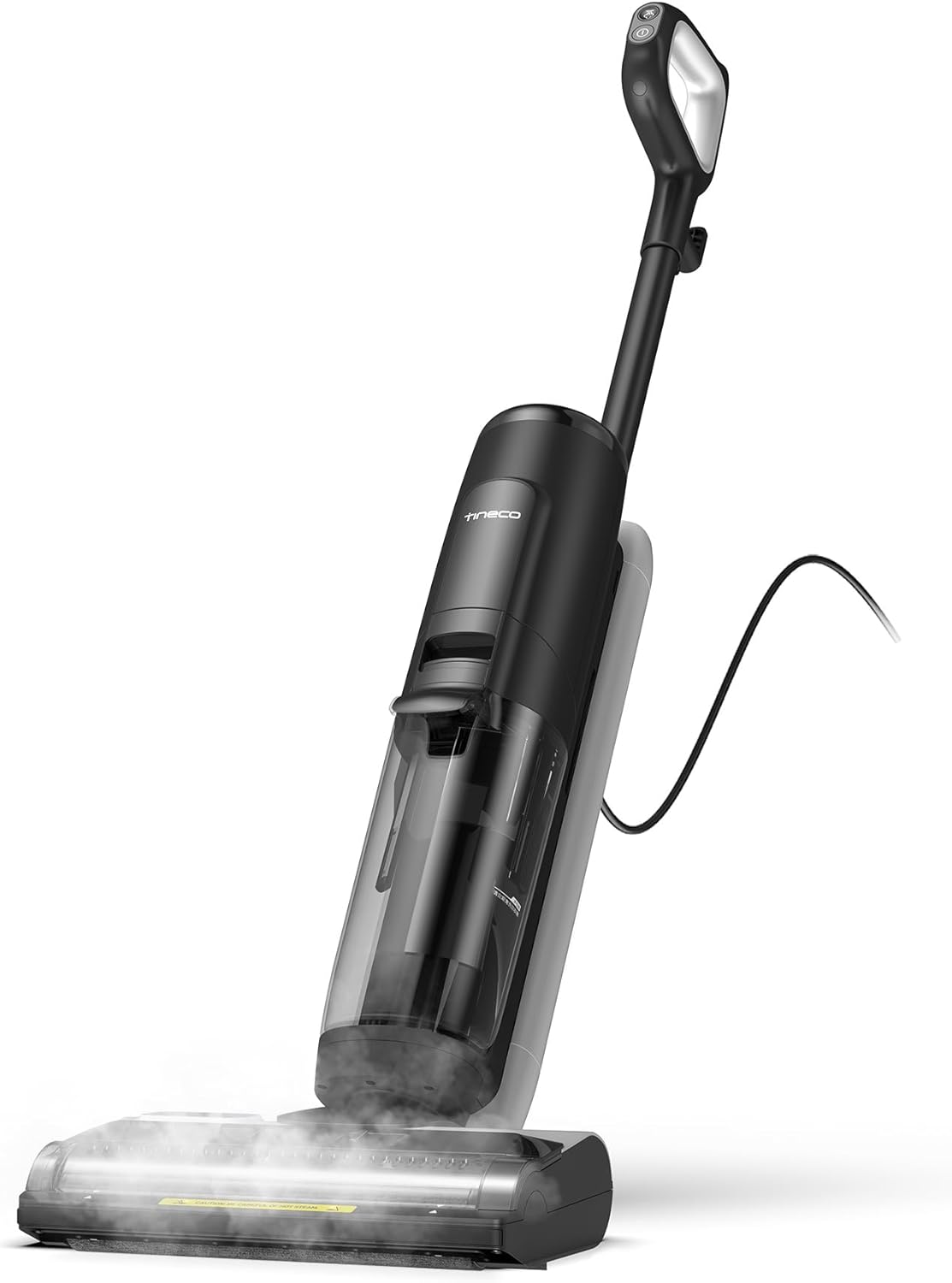 Tineco iFLOOR 5 All-in-One steam cleaner for wooden floors, ideal for sticky dirt, high temperature steam 120°C, self-cleaning