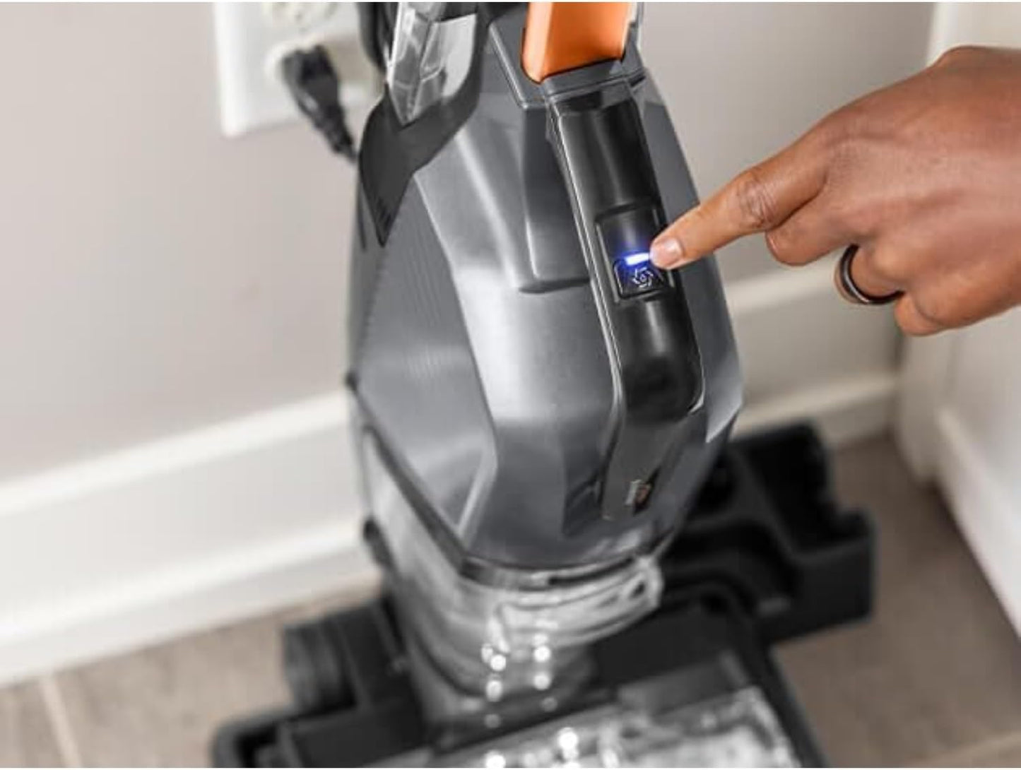 Bissell Crosswave Hydrosteam All-in-One Wet and Dry Vacuum Cleaner: HydroSteam™ Technology, Tangle-Free Design, Multi-Surface Cleaning for Hard Floors 1100 W 3527E Titanium/Black
