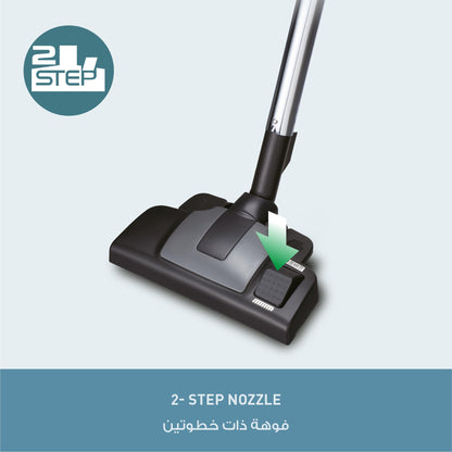 Panasonic vacuum cleaner, Made in Malaysia MC-CG715, Suction Power 370 W, Max. Input Power 2100 W- Black