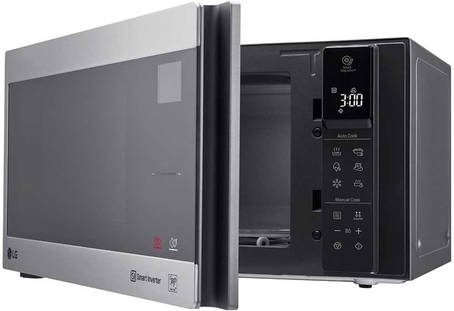 LG Microwave 42 Liters Fully Digital (MH8295CIS) Silver