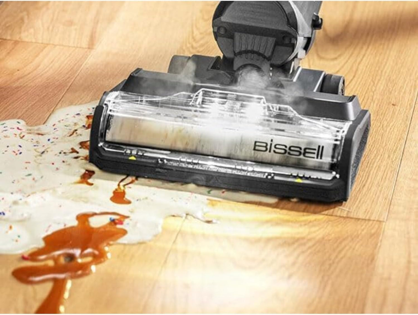 Bissell Crosswave Hydrosteam All-in-One Wet and Dry Vacuum Cleaner: HydroSteam™ Technology, Tangle-Free Design, Multi-Surface Cleaning for Hard Floors 1100 W 3527E Titanium/Black
