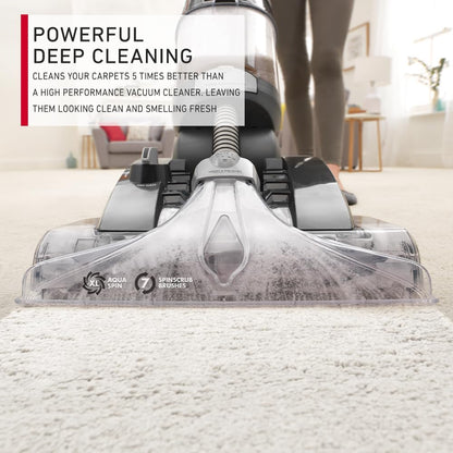 Hoover Platinum Power Max Carpet Washer & Hard Floor Cleaner, 3.5 L 1200 W CWKTH012 Black