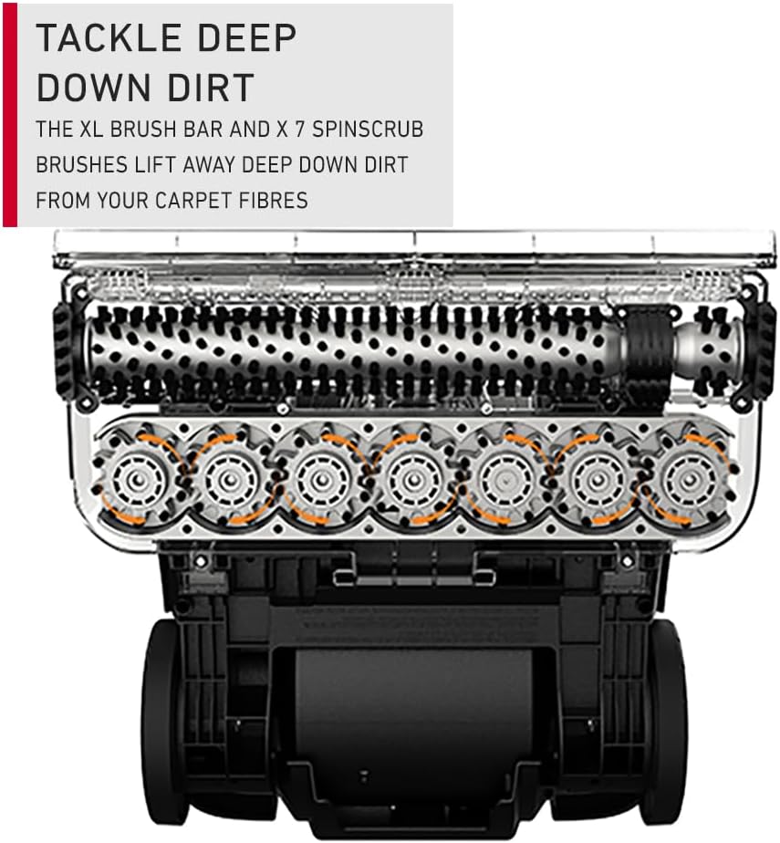 Hoover Platinum Power Max Carpet Washer & Hard Floor Cleaner, 3.5 L 1200 W CWKTH012 Black