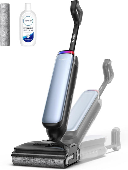 Tineco Floor One S9 Artist Dry and Wet Vacuum Cleaners, 22 kPa, SmartDrive 360°, Anti-Tangle, Self-Cleaning, Working Time 50 min, Two-Edge Cleaning, 180°-Lay-Flat, 85℃ Flashdry