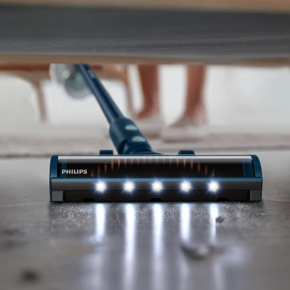 Philips Cordless Vacuum Stick 5000 Series - Digital Motor, PowerCyclone 10, 60 min Runtime, LED Nozzle, Aqua Module, Sage - XC5041/61