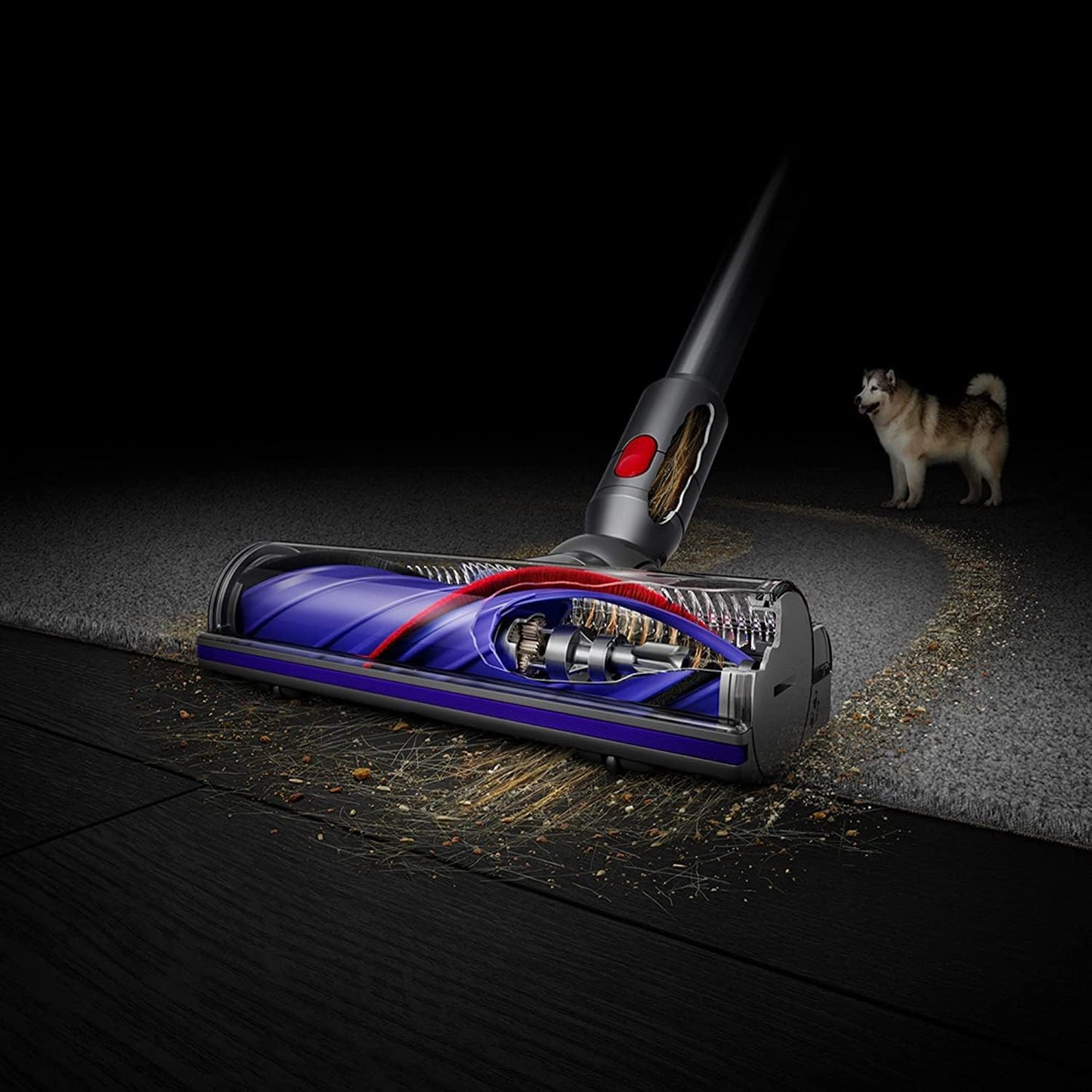 Dyson V12 Detect Slim Absolute Cordless Vacuum Cleaner, 350W, 3.5HRS Charge Time - Yellow/Nick