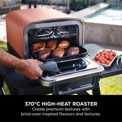 Ninja Woodfire 8-in-1 Electric Oven, Pizza Maker and BBQ Smoker Model: OO101ME