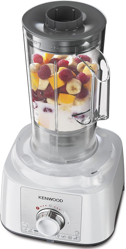 Kenwood multipro express food processor, 1000 watt, multicolor - fdp65.750wh
