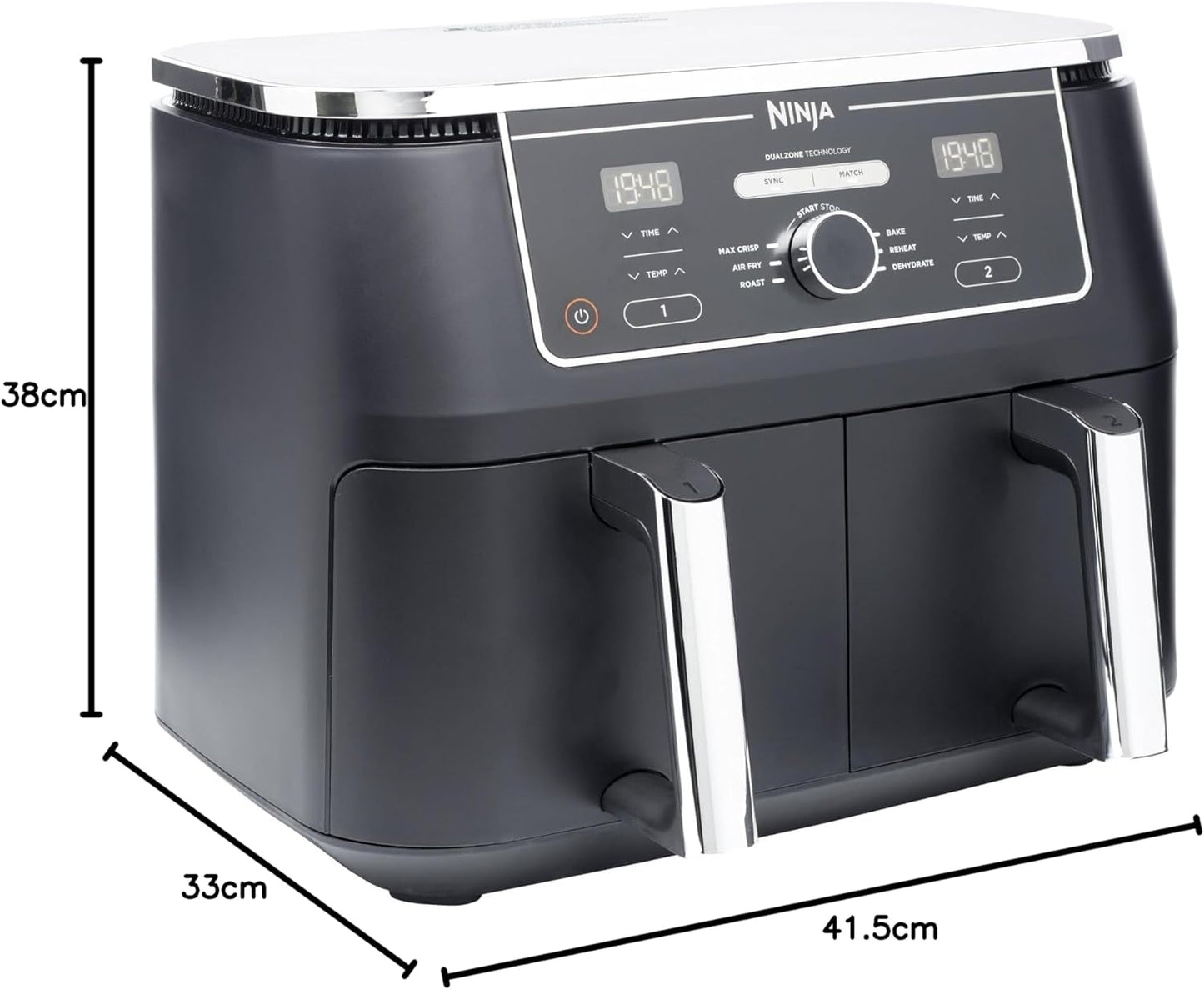 Ninja Foodi MAX Dual Zone Air Fryer 9.5L AF400