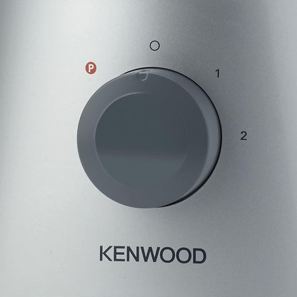 Kenwood MultiPro Compact Food Processor, 800 Watt, Silver - FDP302SI