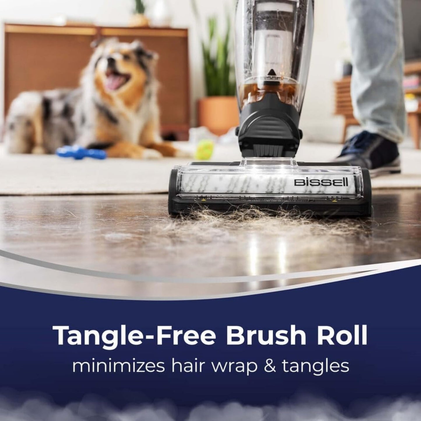 Bissell Crosswave Hydrosteam All-in-One Wet and Dry Vacuum Cleaner: HydroSteam™ Technology, Tangle-Free Design, Multi-Surface Cleaning for Hard Floors 1100 W 3527E Titanium/Black