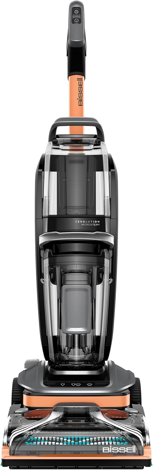 BISSELL Revolution Hydrosteam Upright Deep Cleaner,3.8 Liters, 3672E - Titanium/Copper Harbor