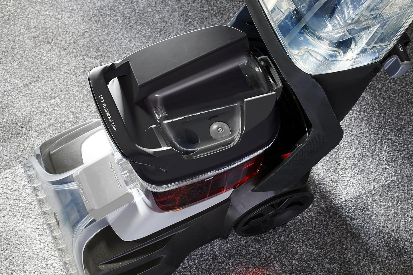 Hoover Carpet Washer Power Scrub Xl+ With Spinscrub Technology Quick Dry Time, FH68002, 4.5 L 1200 W CDCW-PSME Black/Silver