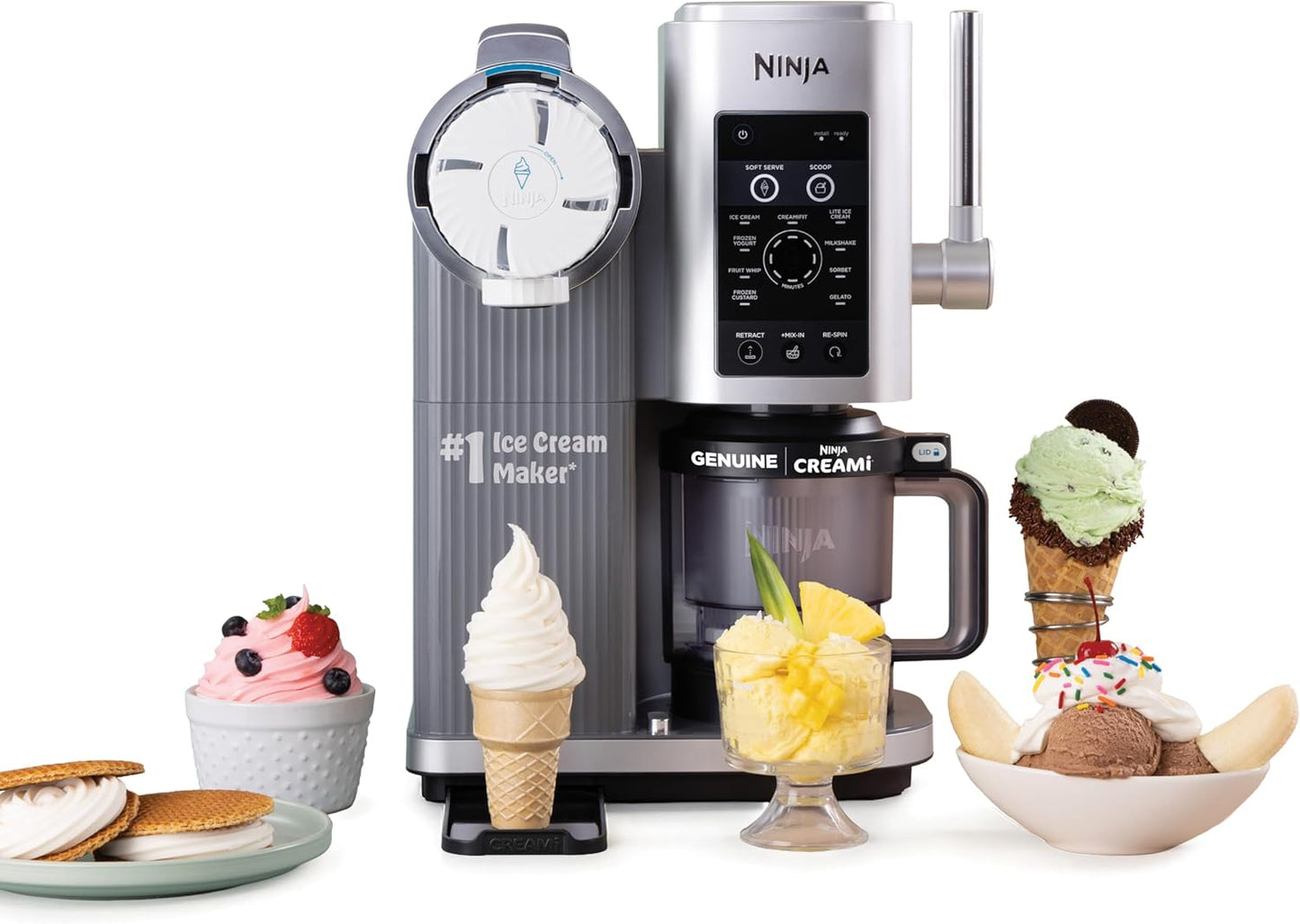 Ninja Swirl by CREAMi Soft Serve & Ice Cream Maker ninga NC701