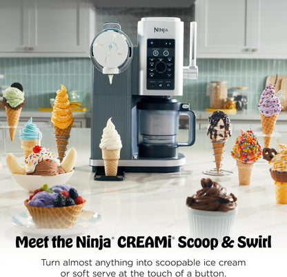 Ninja Swirl by CREAMi Soft Serve & Ice Cream Maker ninga NC701