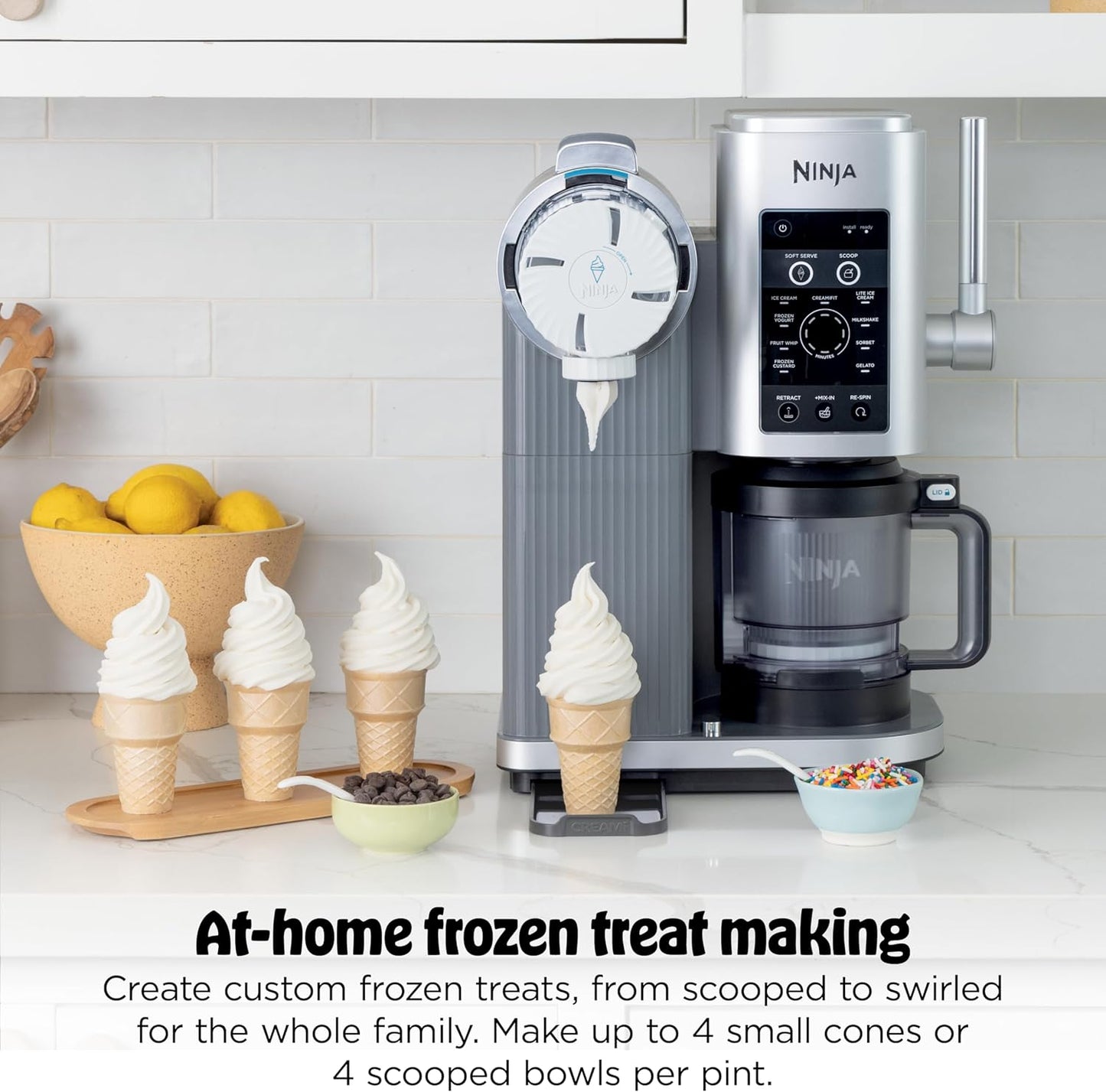 Ninja Swirl by CREAMi Soft Serve & Ice Cream Maker ninga NC701