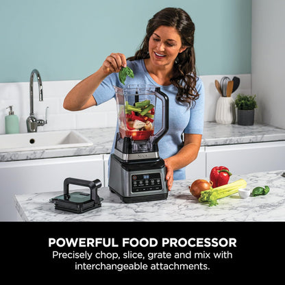 Ninja 3in1 Food Processor Kitchen System, 1200W, Black – BN801ME