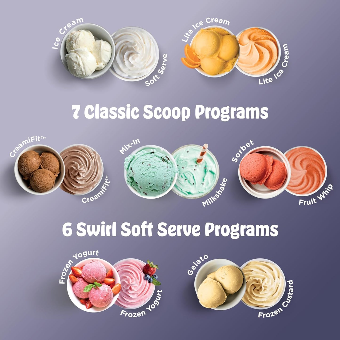 Ninja Swirl by CREAMi Soft Serve & Ice Cream Maker ninga NC701
