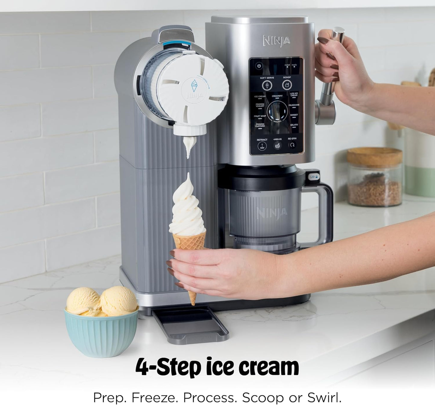 Ninja Swirl by CREAMi Soft Serve & Ice Cream Maker ninga NC701