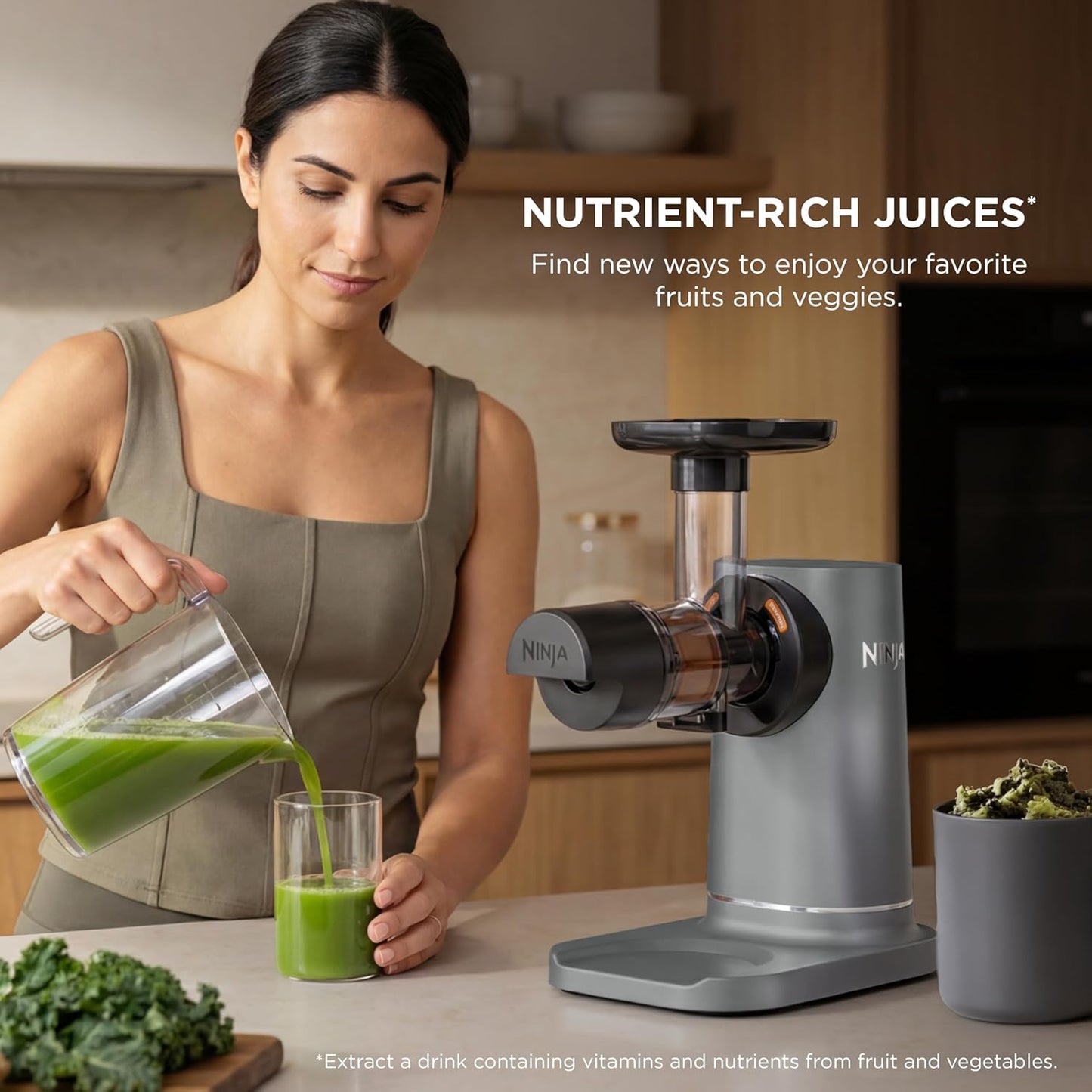 Ninja Neverclog Cold Press Juicer 0.7 L, 150 W JC151ANZ