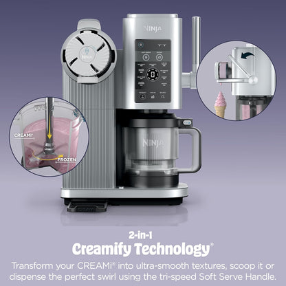 Ninja Swirl by CREAMi Soft Serve & Ice Cream Maker ninga NC701