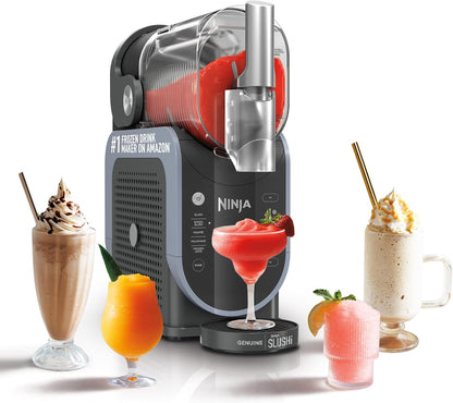Ninja SLUSHi Professional Frozen Drink Maker with Rapid Chill Technology 5 Preset Programs, Frozen Margaritas, Frappés , Middle East Version 1.9 L 200 W FS301ME Black