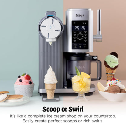 Ninja Swirl by CREAMi Soft Serve & Ice Cream Maker ninga NC701