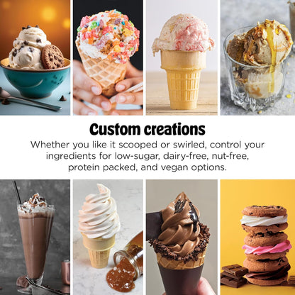 Ninja Swirl by CREAMi Soft Serve & Ice Cream Maker ninga NC701