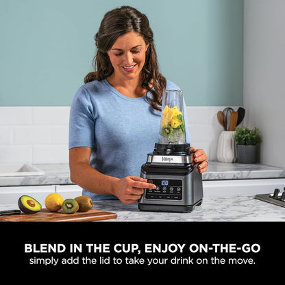 Ninja 3in1 Food Processor Kitchen System, 1200W, Black – BN801ME