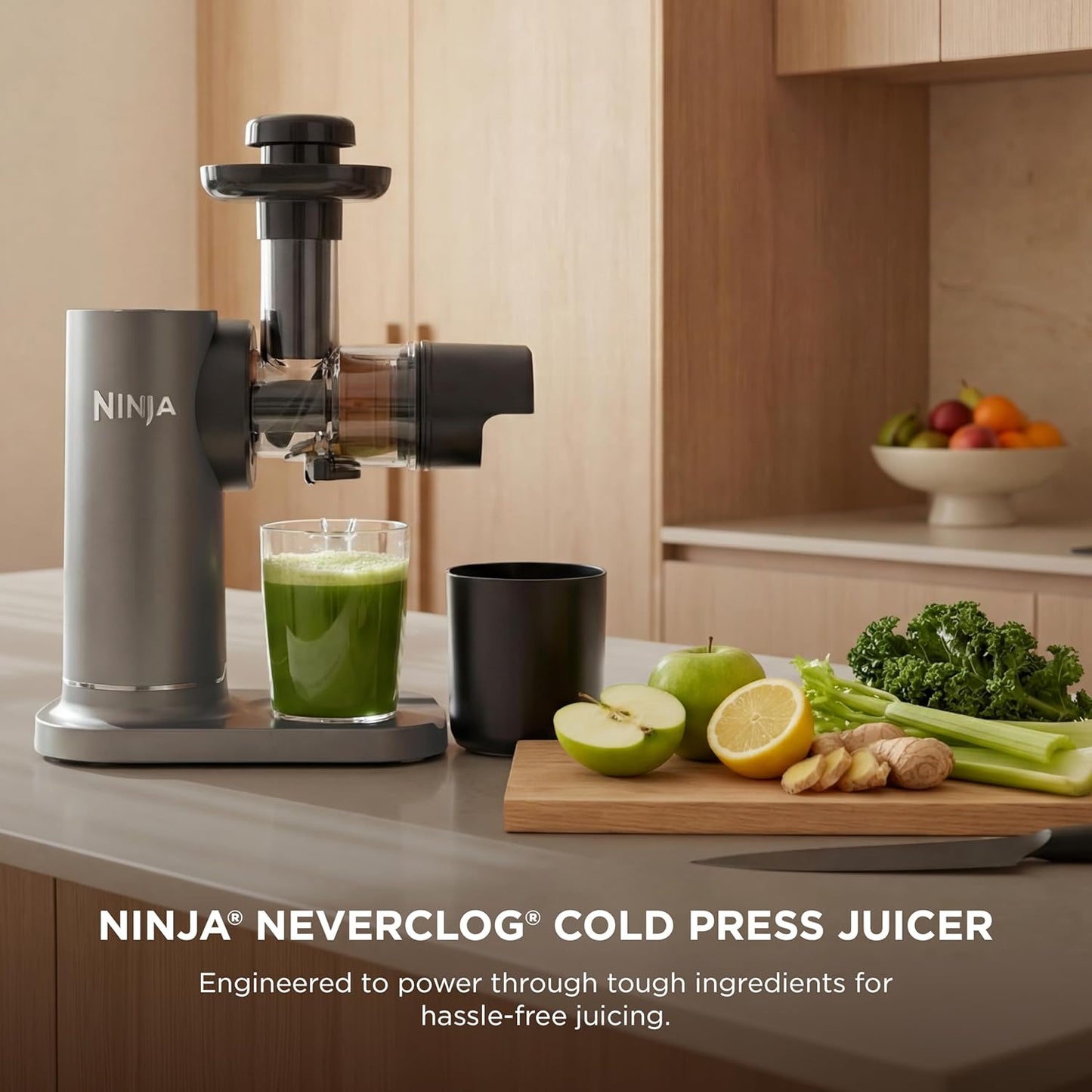 Ninja Neverclog Cold Press Juicer 0.7 L, 150 W JC151ANZ