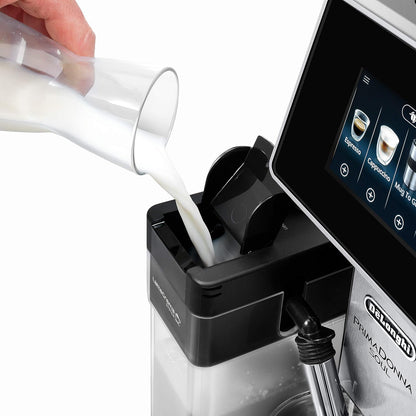 De'Longhi Primadonna Soul, Fully Automatic Bean to Cup, Espresso an Cappuccino Coffee Maker, ECAM610.75.mb, Black and Silver
