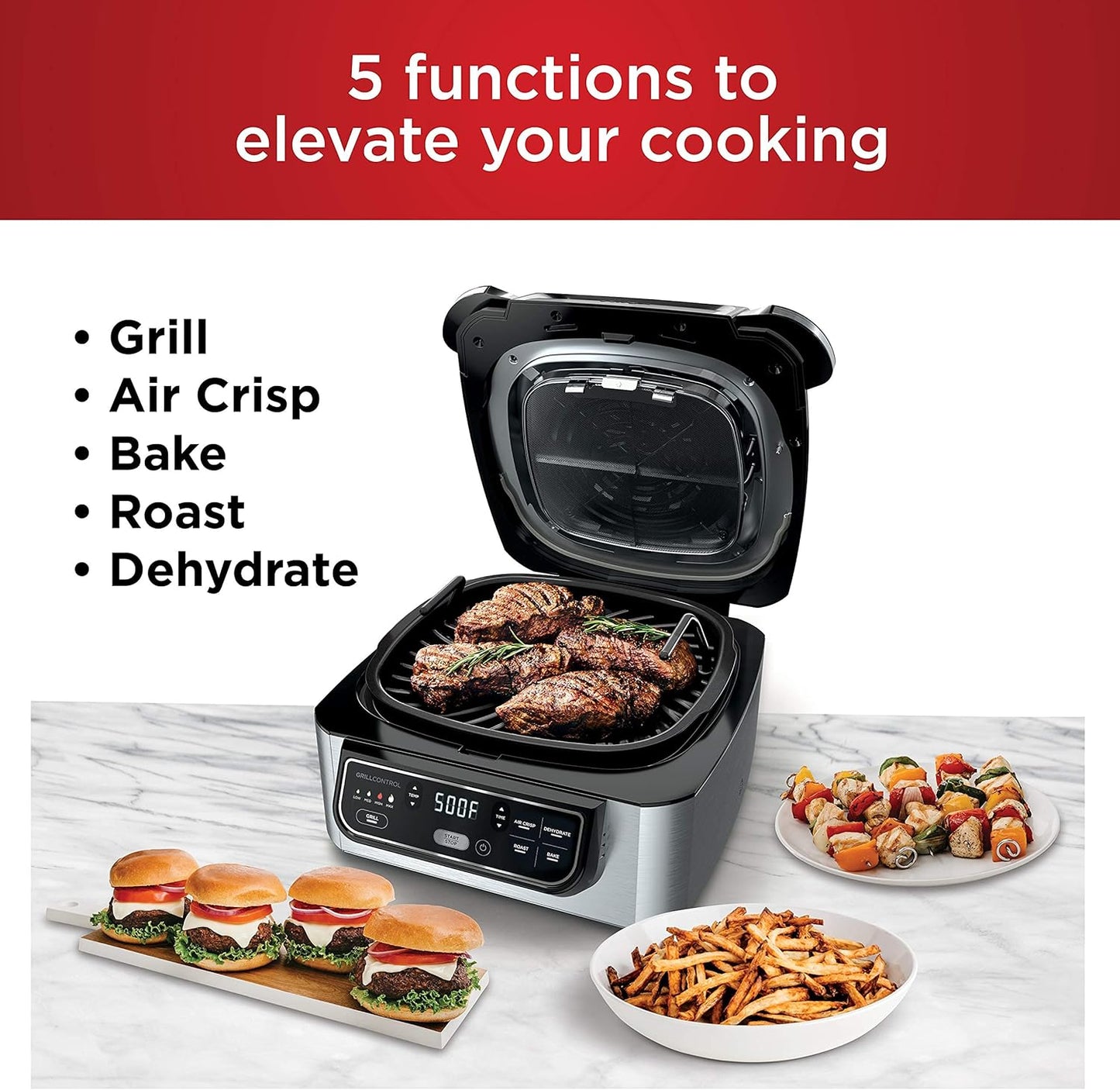Ninja Foodi Health Grill & Air Fryer 5.7L AG301ME